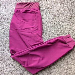 FIGS scrubs set in Dark magenta